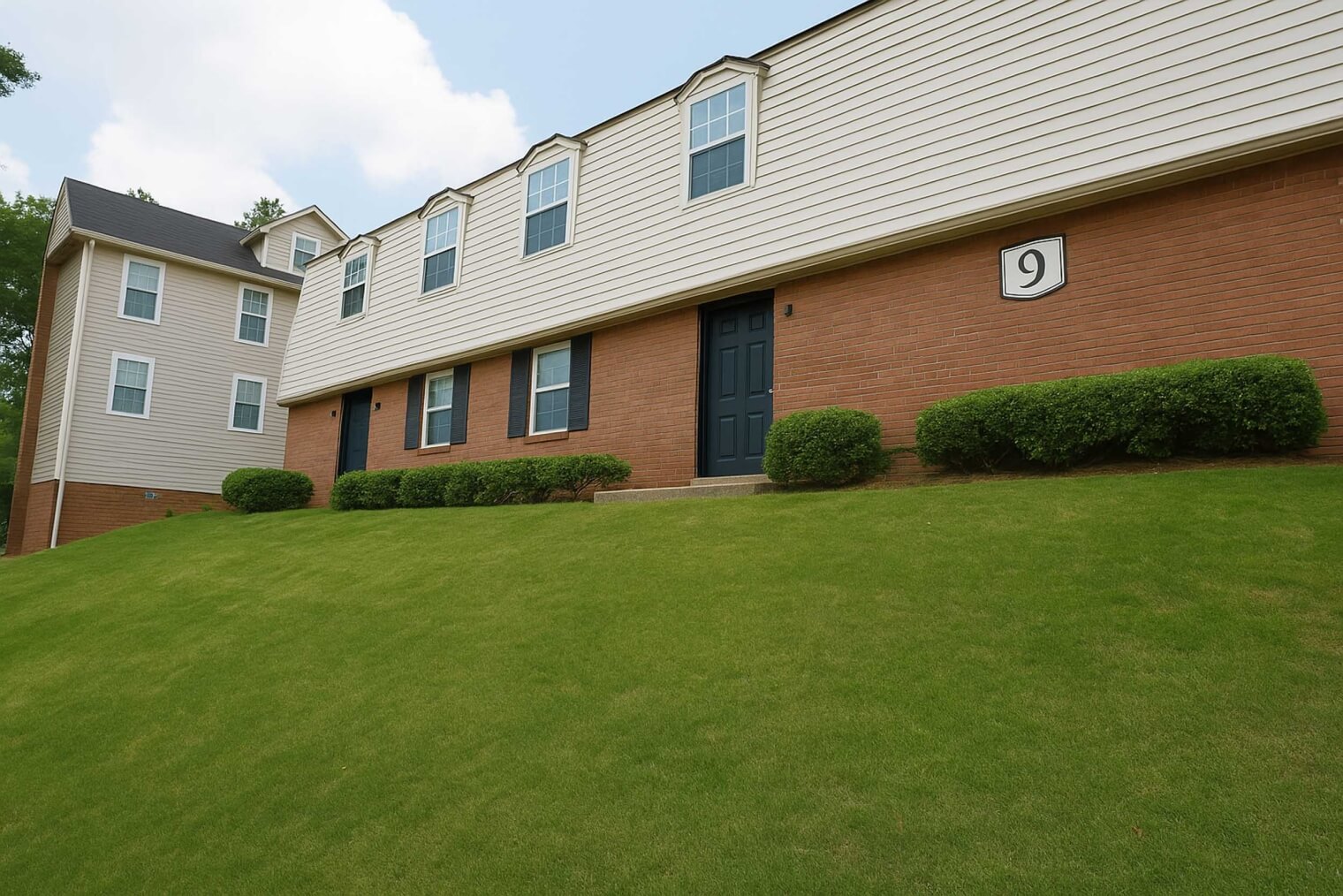 outside view of Flourish Park residential community in Clarkston
